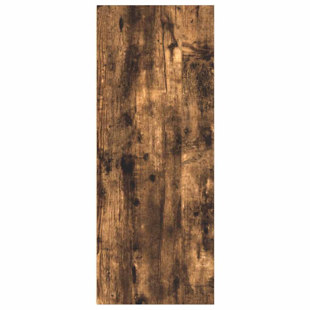 Bookcase Smoked Oak 40x30x77 cm Engineered Wood