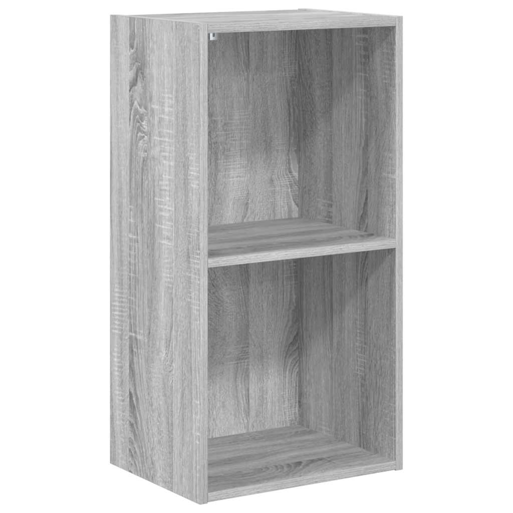 Bookcase Grey Sonoma 40x30x77 cm Engineered Wood