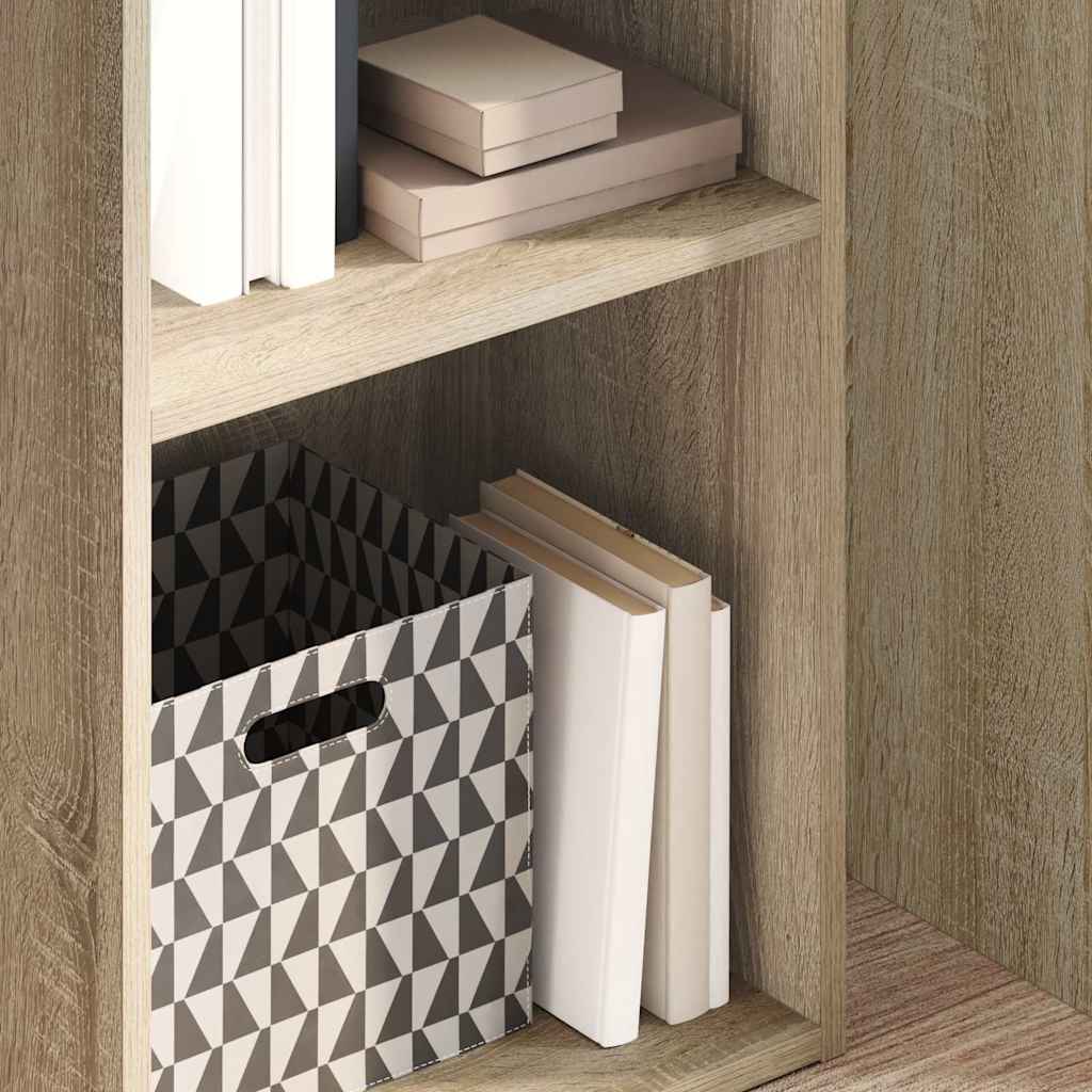 Bookcase Sonoma Oak 40x30x152 cm Engineered Wood
