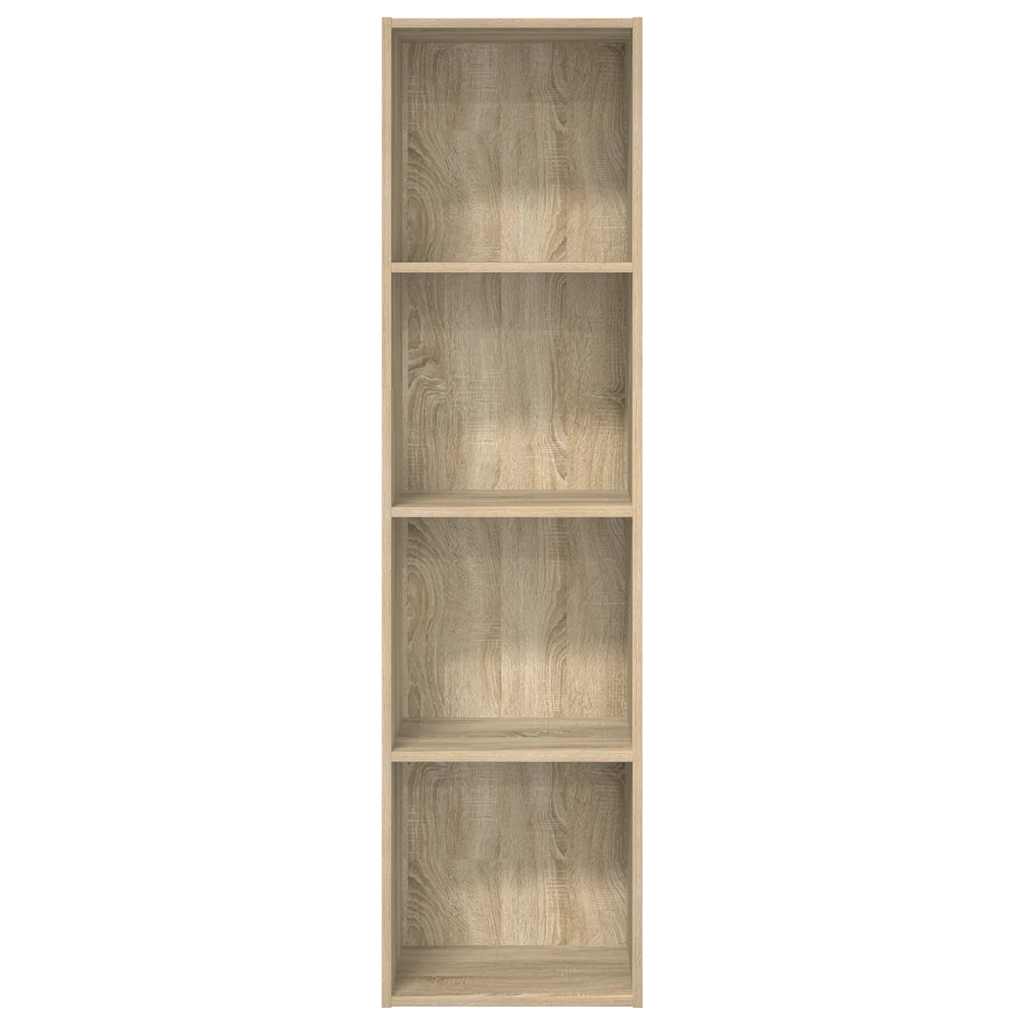 Bookcase Sonoma Oak 40x30x152 cm Engineered Wood