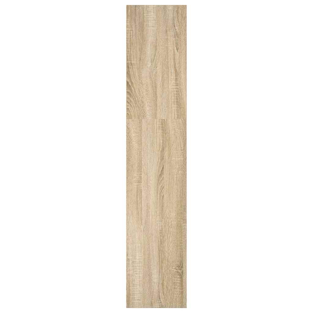 Bookcase Sonoma Oak 40x30x152 cm Engineered Wood