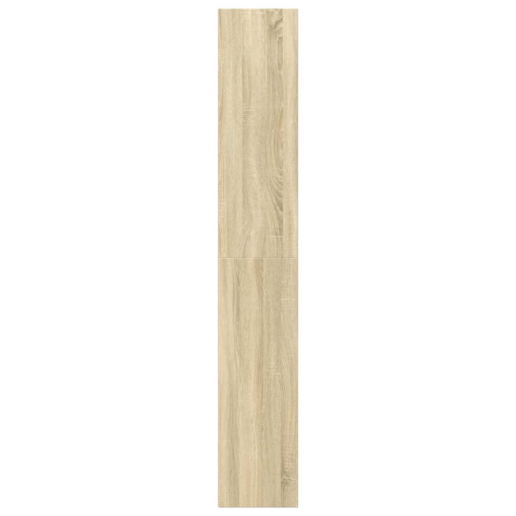Bookcase Sonoma Oak 40x30x189 cm Engineered Wood