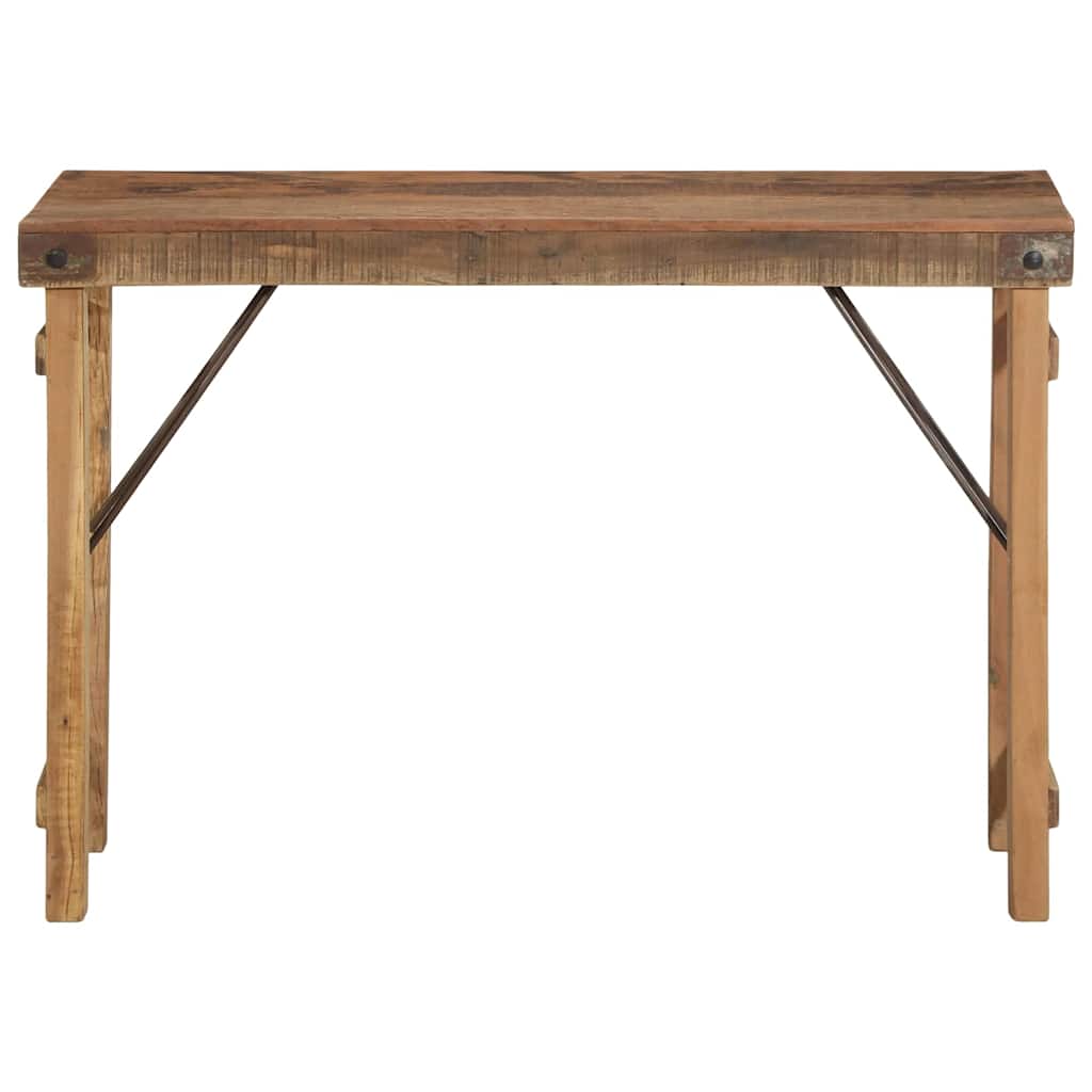Console Table Brown 110 x 35 x 76 cm Solid Reclaim wood