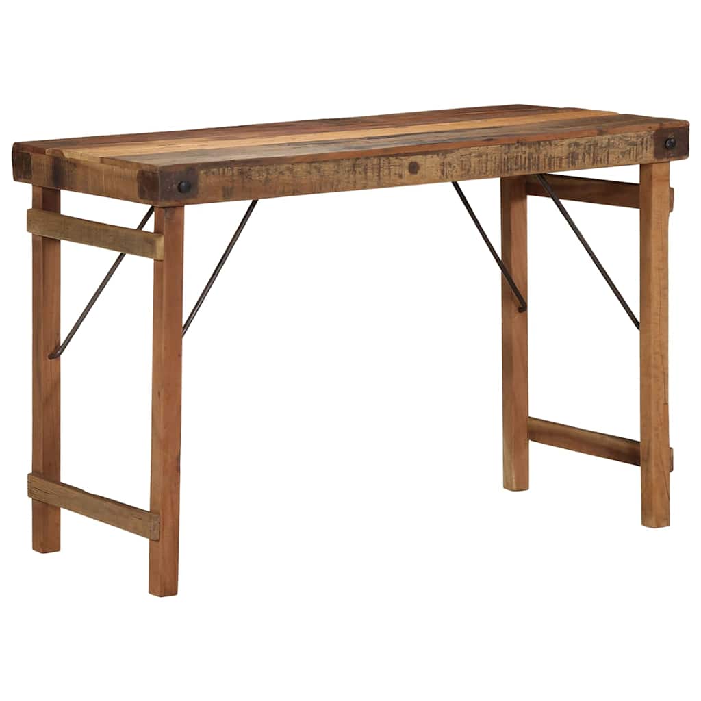 Dining Table Brown 110 x 55 x 76 cm Solid reclaimed wood