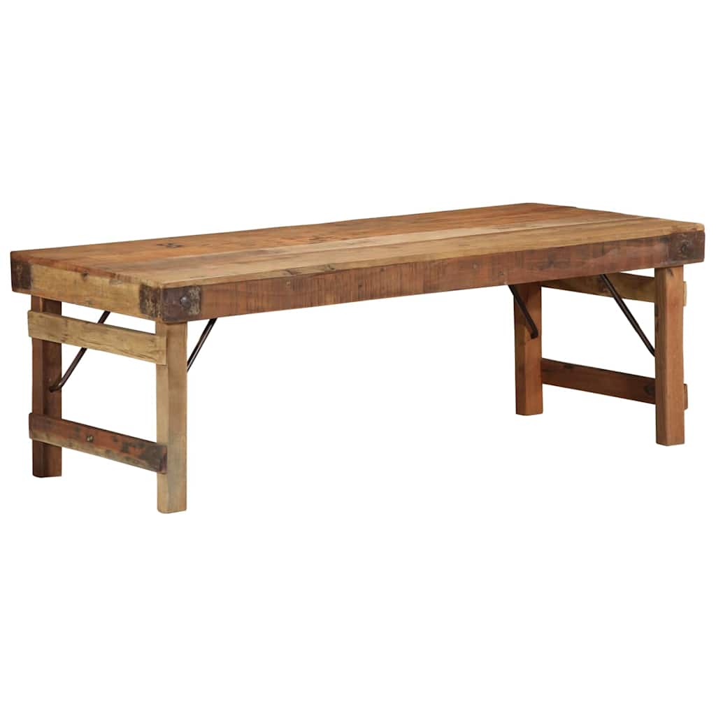 Coffee Table Brown 110 x 55 x 40 cm Solid reclaimed wood