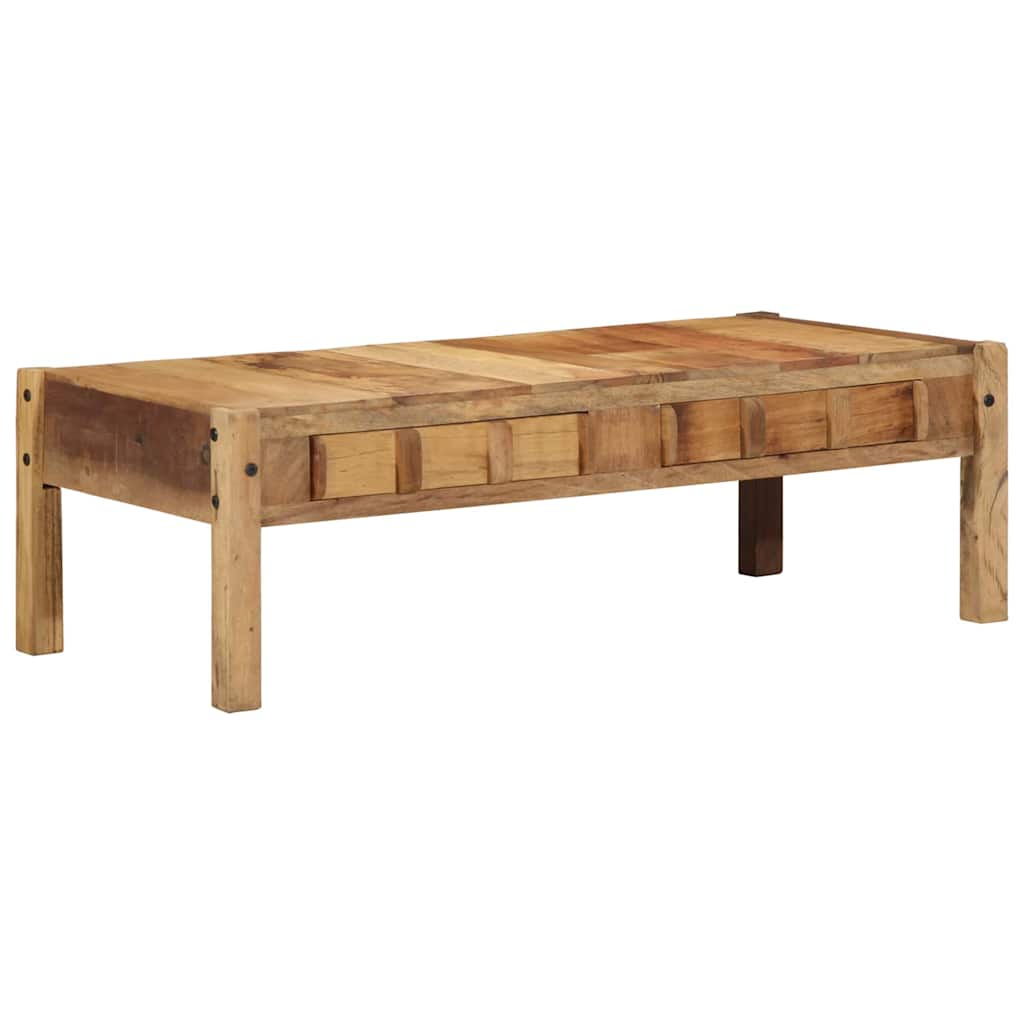 Coffee Table Brown 110 x 55 x 35 cm Solid Reclaim wood