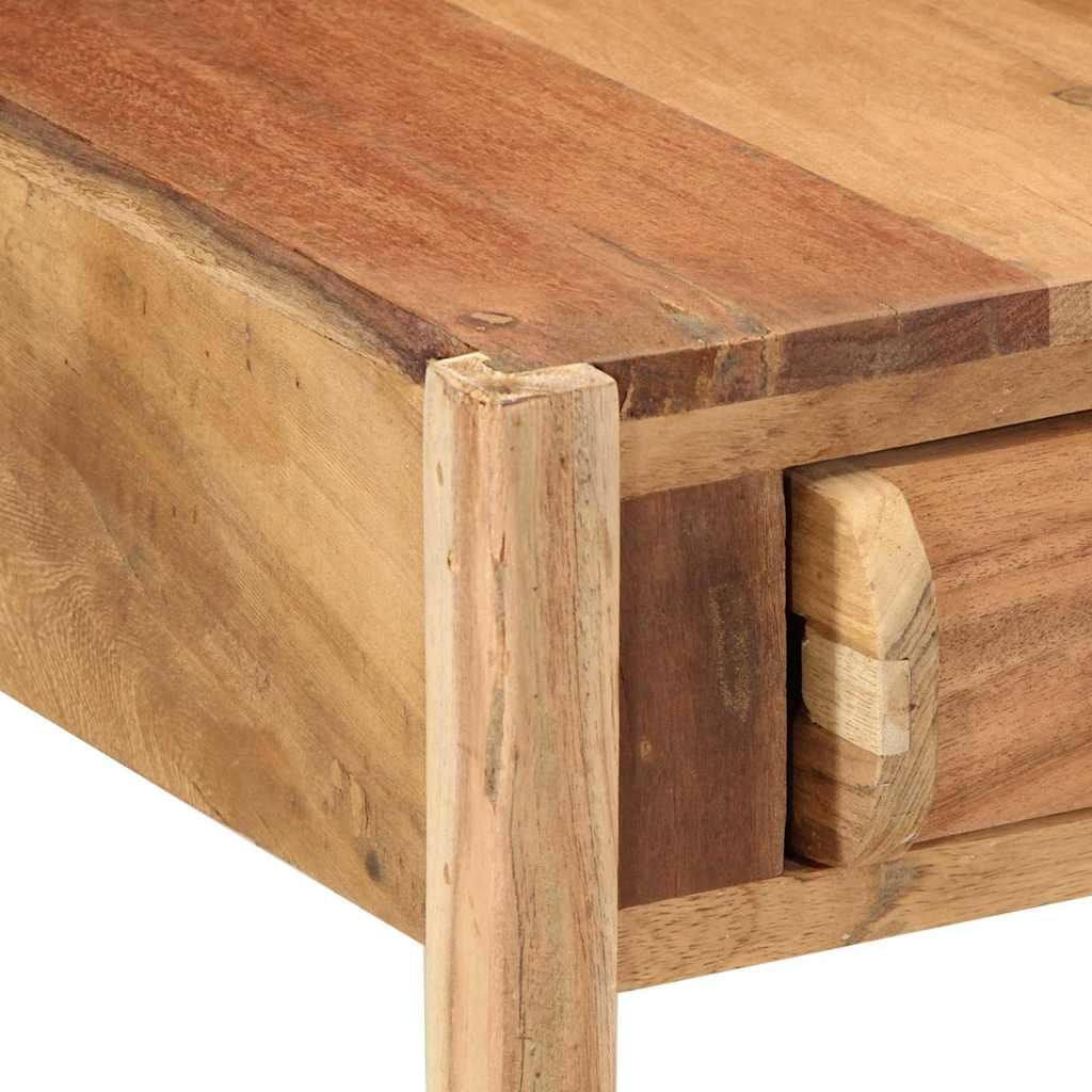 Side Table with Drawer Brown 43 x 32 x 46 cm Solid Reclaim wood