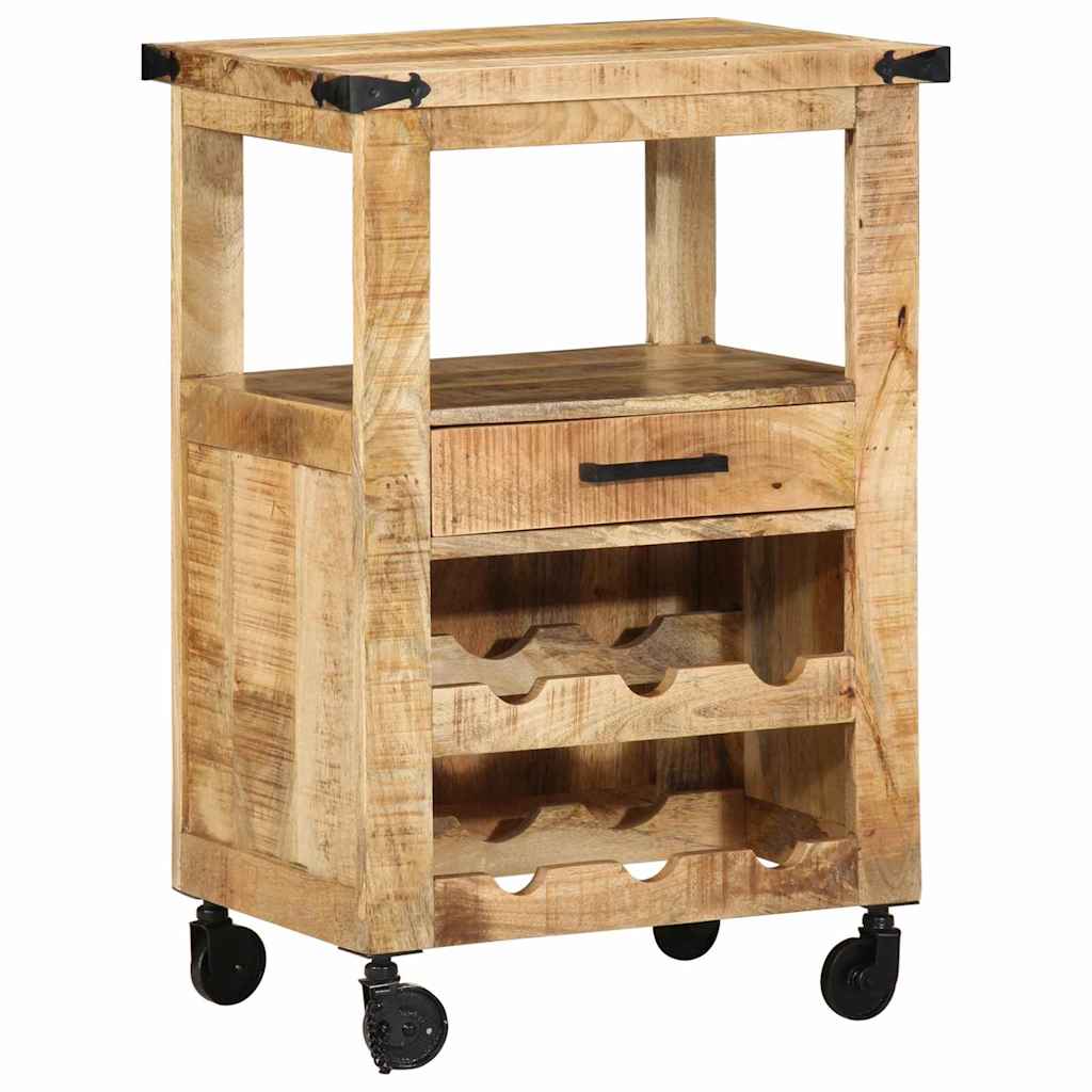 Kitchen Trolley Brown 55 x 40 x 80 cm Solid Mango Wood