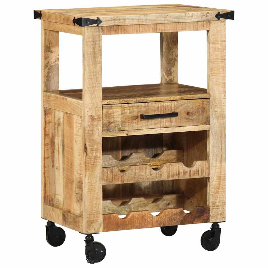 Kitchen Trolley Brown 55 x 40 x 80 cm Solid Mango Wood