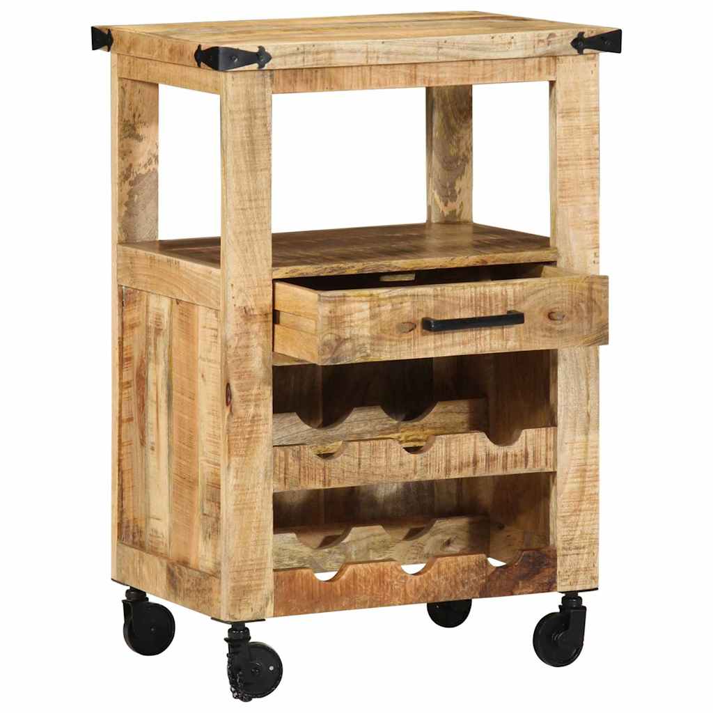 Kitchen Trolley Brown 55 x 40 x 80 cm Solid Mango Wood