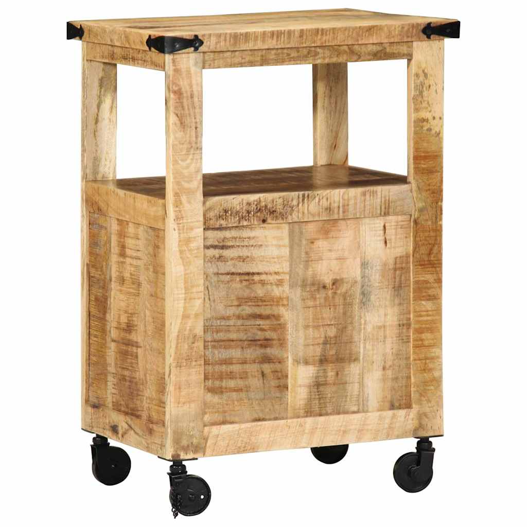Kitchen Trolley Brown 55 x 40 x 80 cm Solid Mango Wood