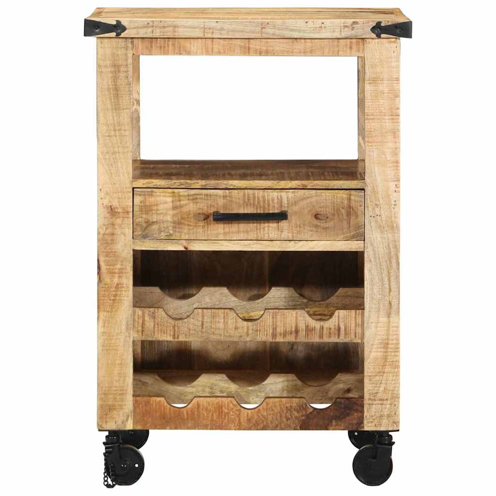 Kitchen Trolley Brown 55 x 40 x 80 cm Solid Mango Wood