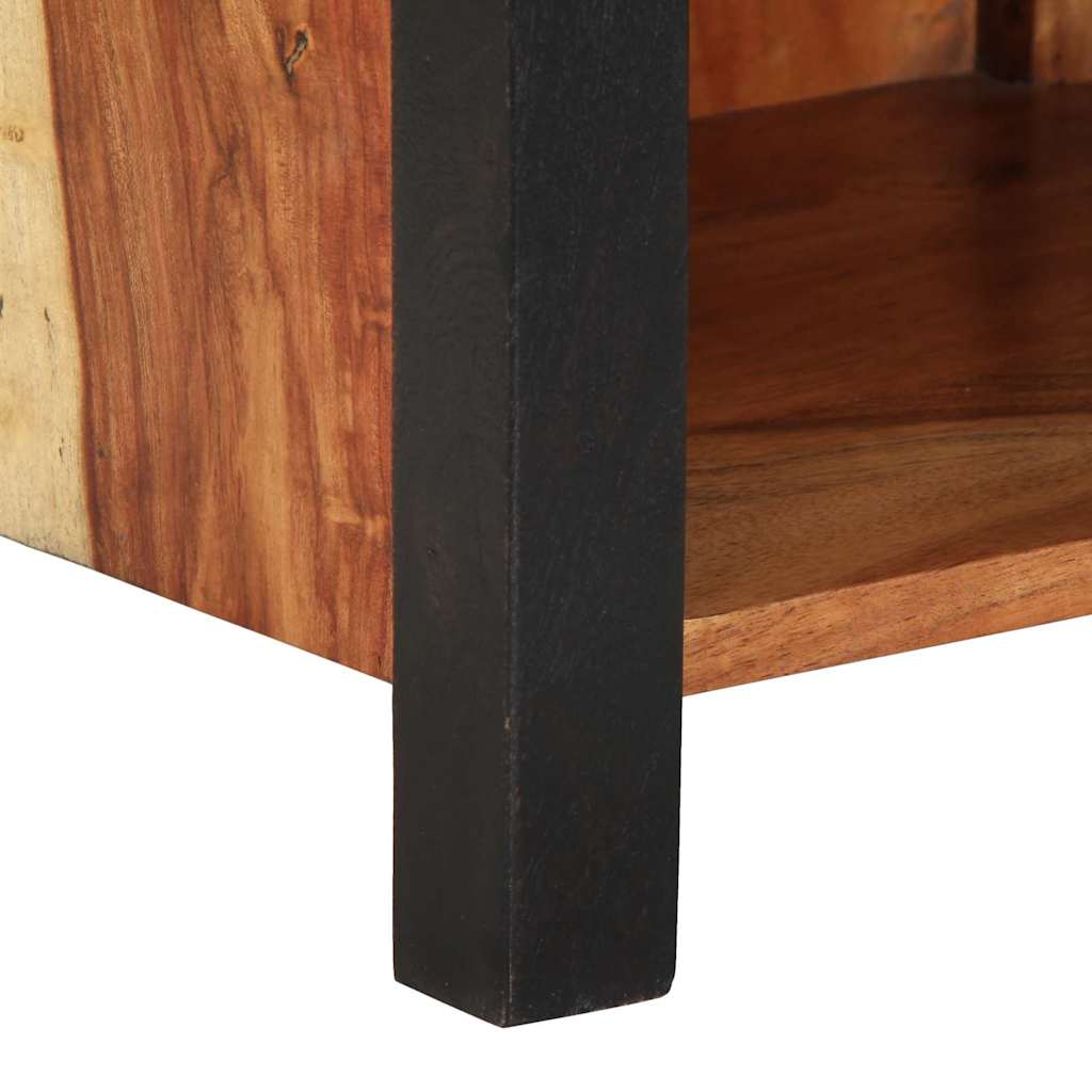 Bedside Cabinet 2 pcs Brown 40 x 35 x 50 cm Solid acacia wood