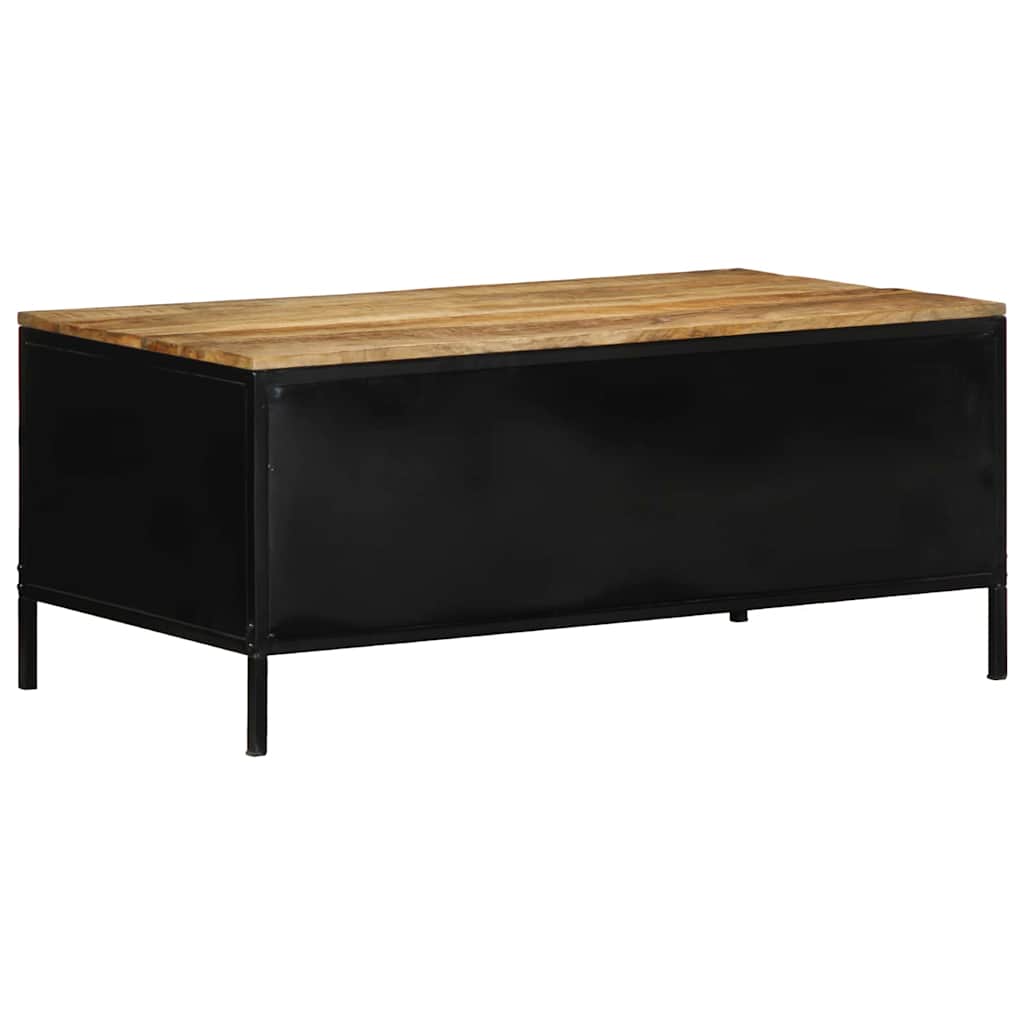 Coffee Table with Drawer Brown 90 x 50 x 40 cm Solid Mango wood