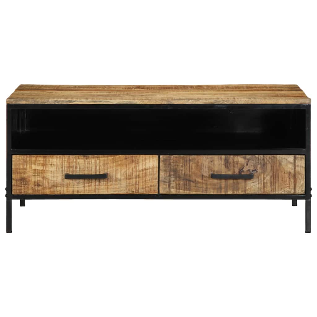 Coffee Table with Drawer Brown 90 x 50 x 40 cm Solid Mango wood