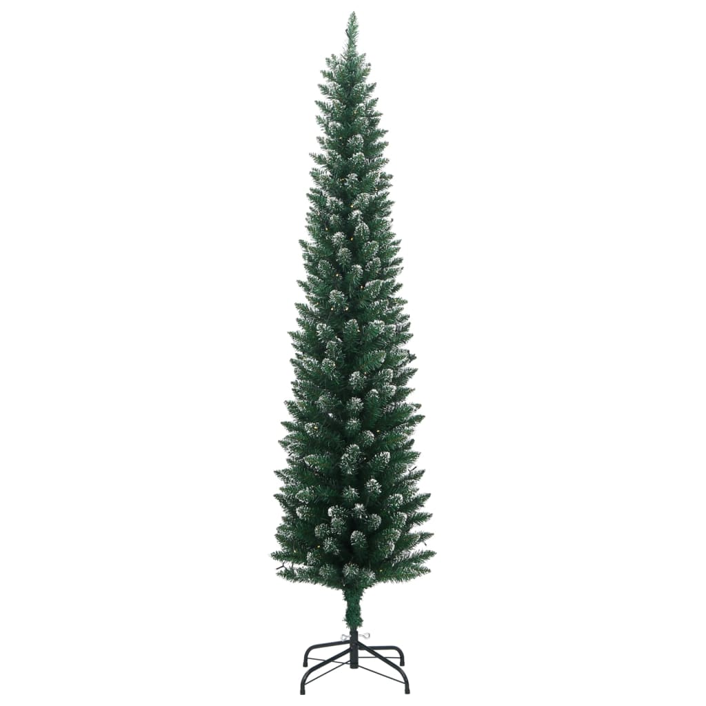 Artificial Slim Christmas Tree 150 LEDs 120 cm