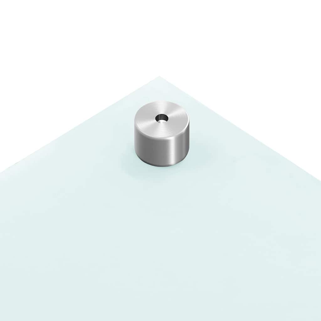 Kitchen Backsplashes 2 pcs White 80x60 cm Tempered Glass