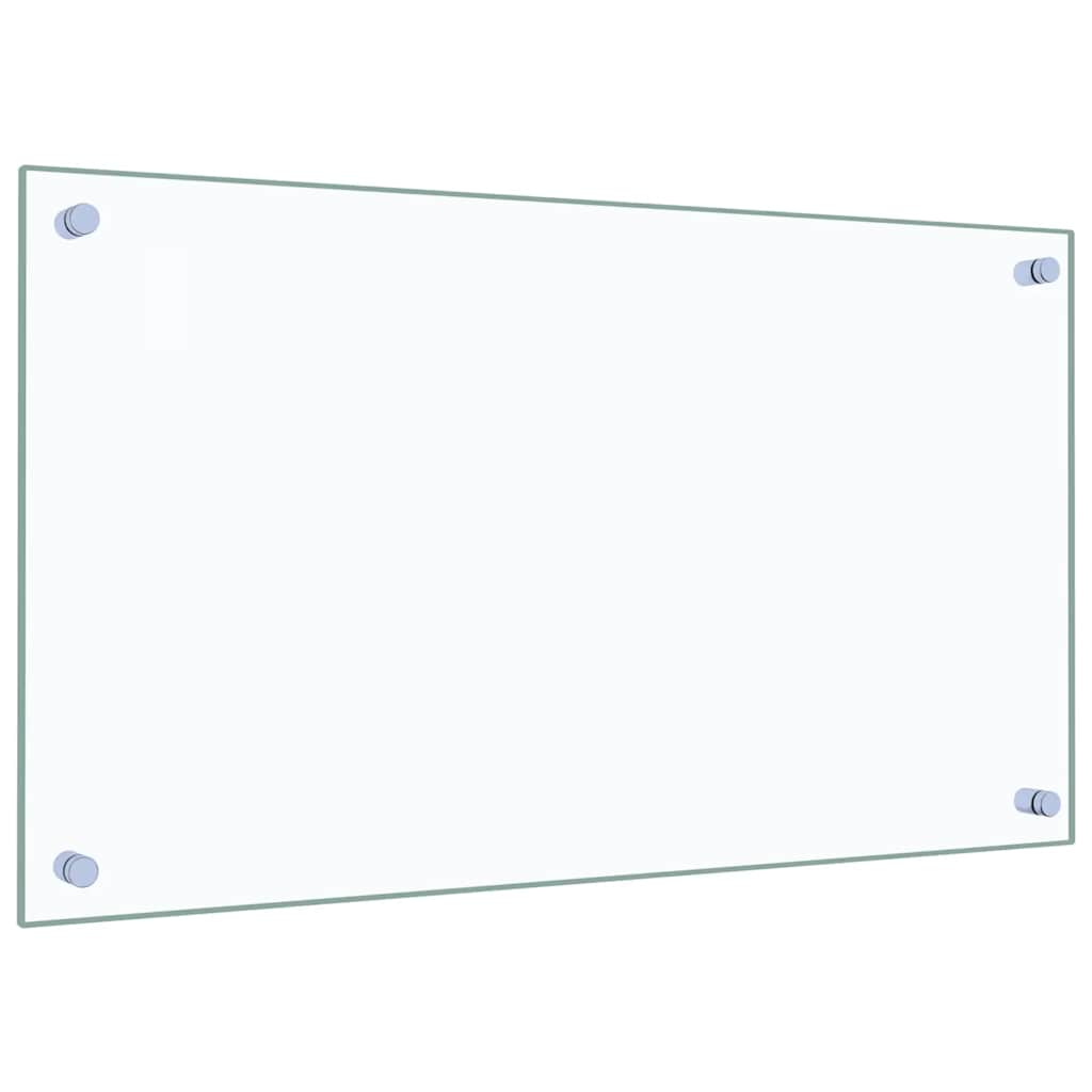 Kitchen Backsplashes 2 pcs Transparent 70x40 cm Tempered Glass
