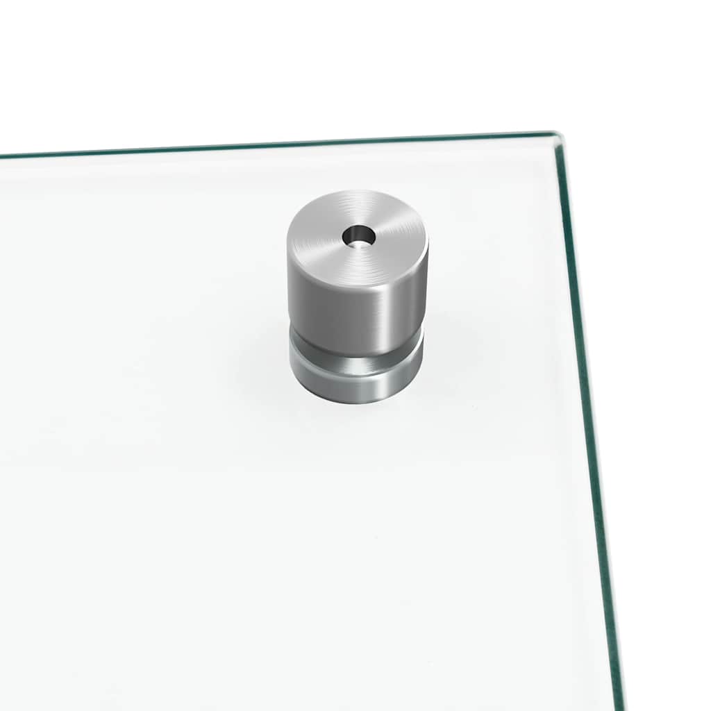 Kitchen Backsplashes 2 pcs Transparent 80x40 cm Tempered Glass