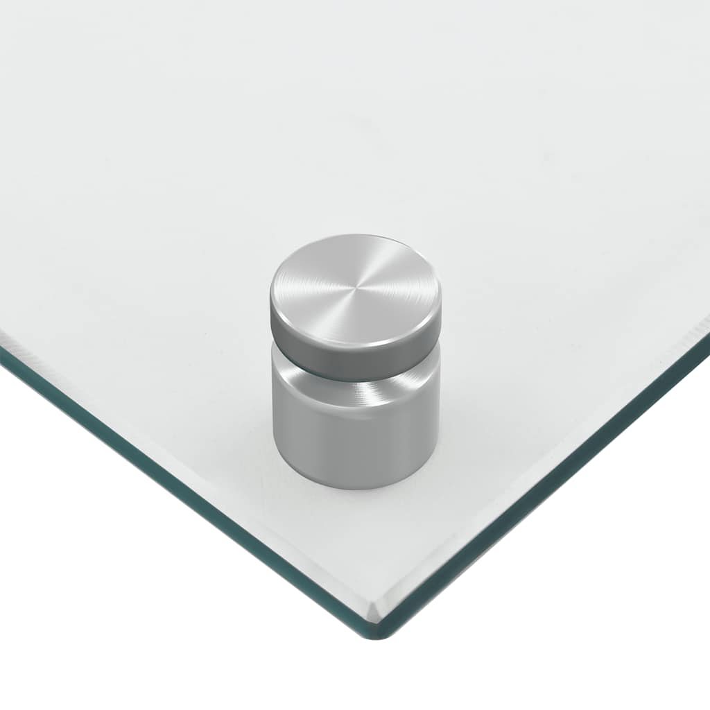 Kitchen Backsplashes 2 pcs Transparent 80x40 cm Tempered Glass