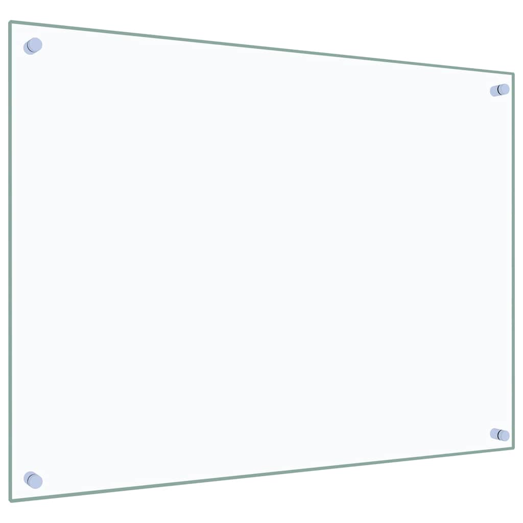 Kitchen Backsplashes 2 pcs Transparent 80x60 cm Tempered Glass