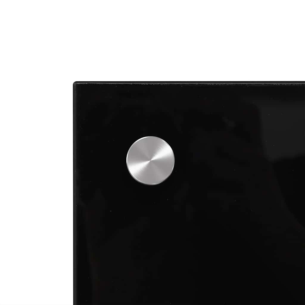 Kitchen Backsplashes 2 pcs Black 70x40 cm Tempered Glass