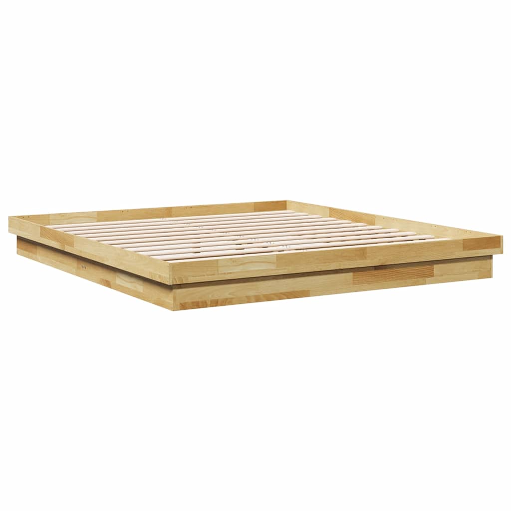 Bed Frame without Mattress 180x200 cm Super King Solid Wood Oak