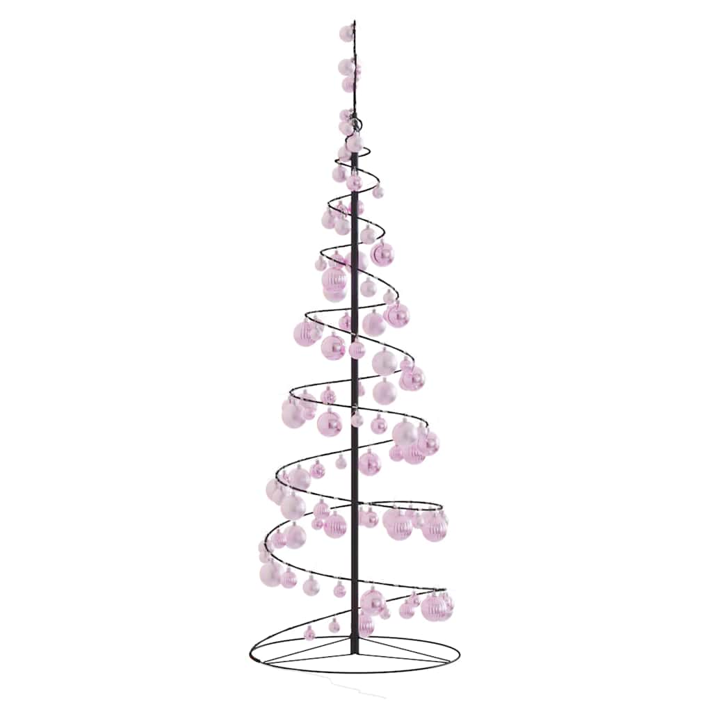 LED Christmas Tree with Baubles 100 LEDs Warm White 150 cm