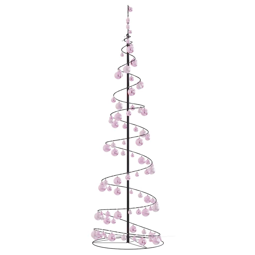 LED Christmas Tree with Baubles 120 LEDs Warm White 180 cm