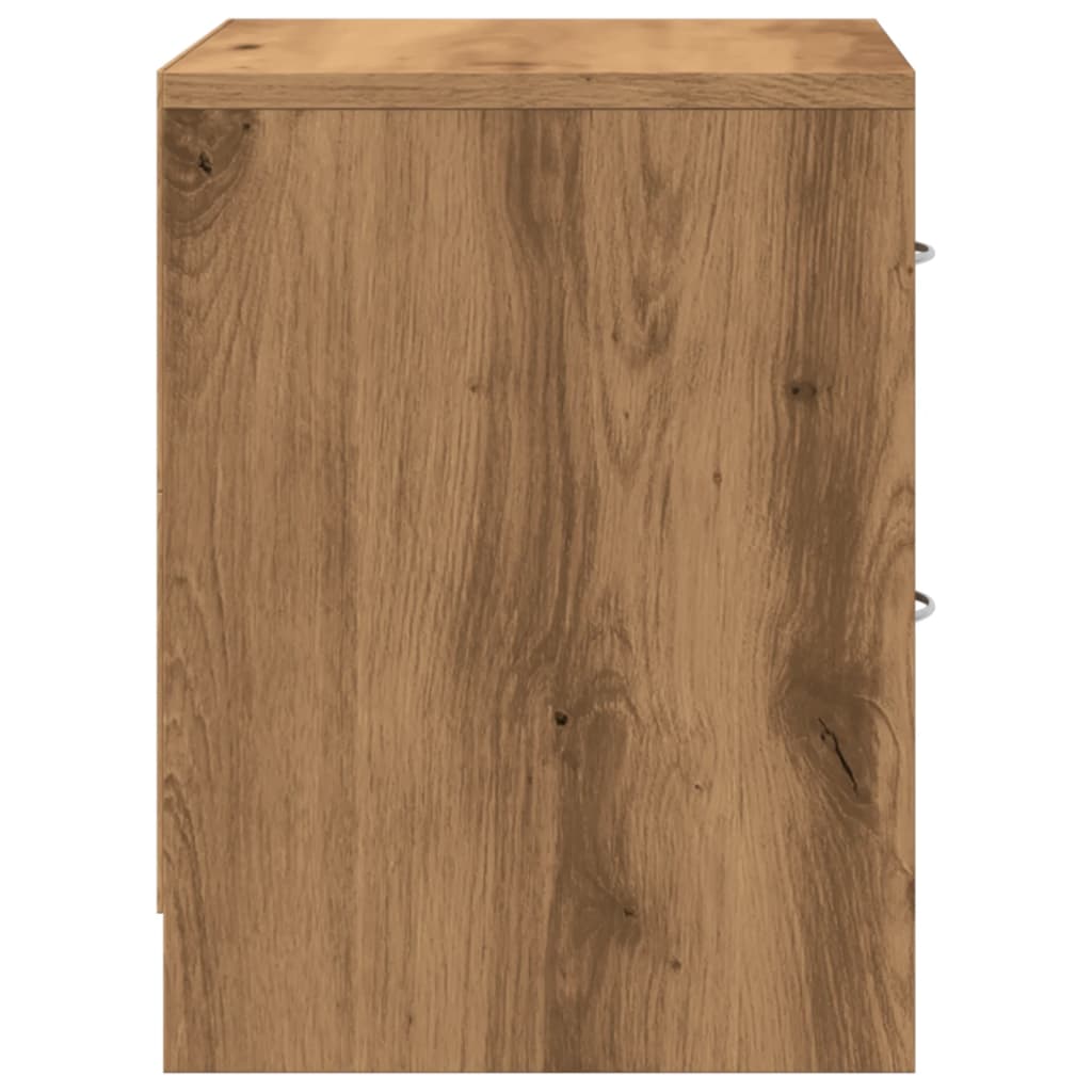 Bedside Cabinet Artisian Oak 40x30x40 cm Engineered Wood