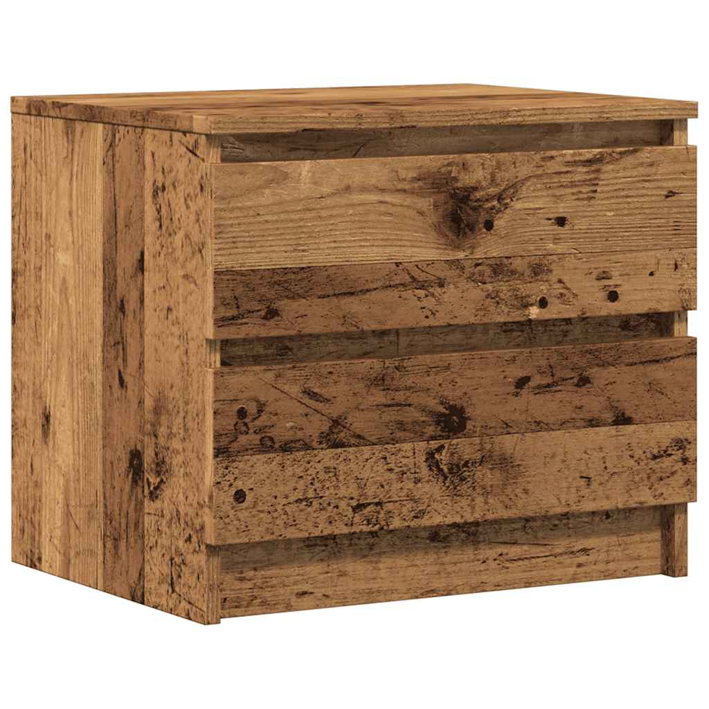 Bedside Cabinet Old Wood 50x40x43.5 cm Engineered Wood