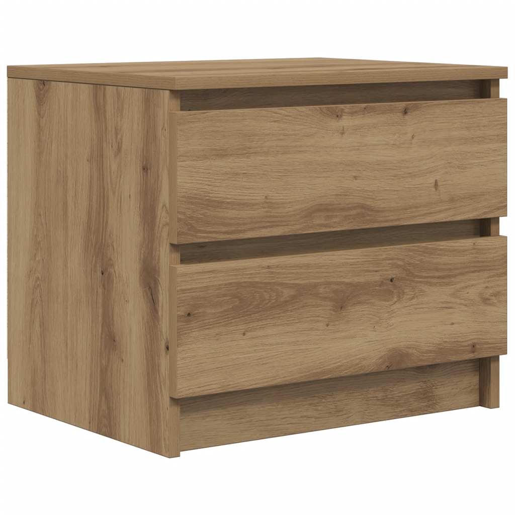 Bedside Cabinet Artisan Oak 50x40x43.5 cm Engineered Wood