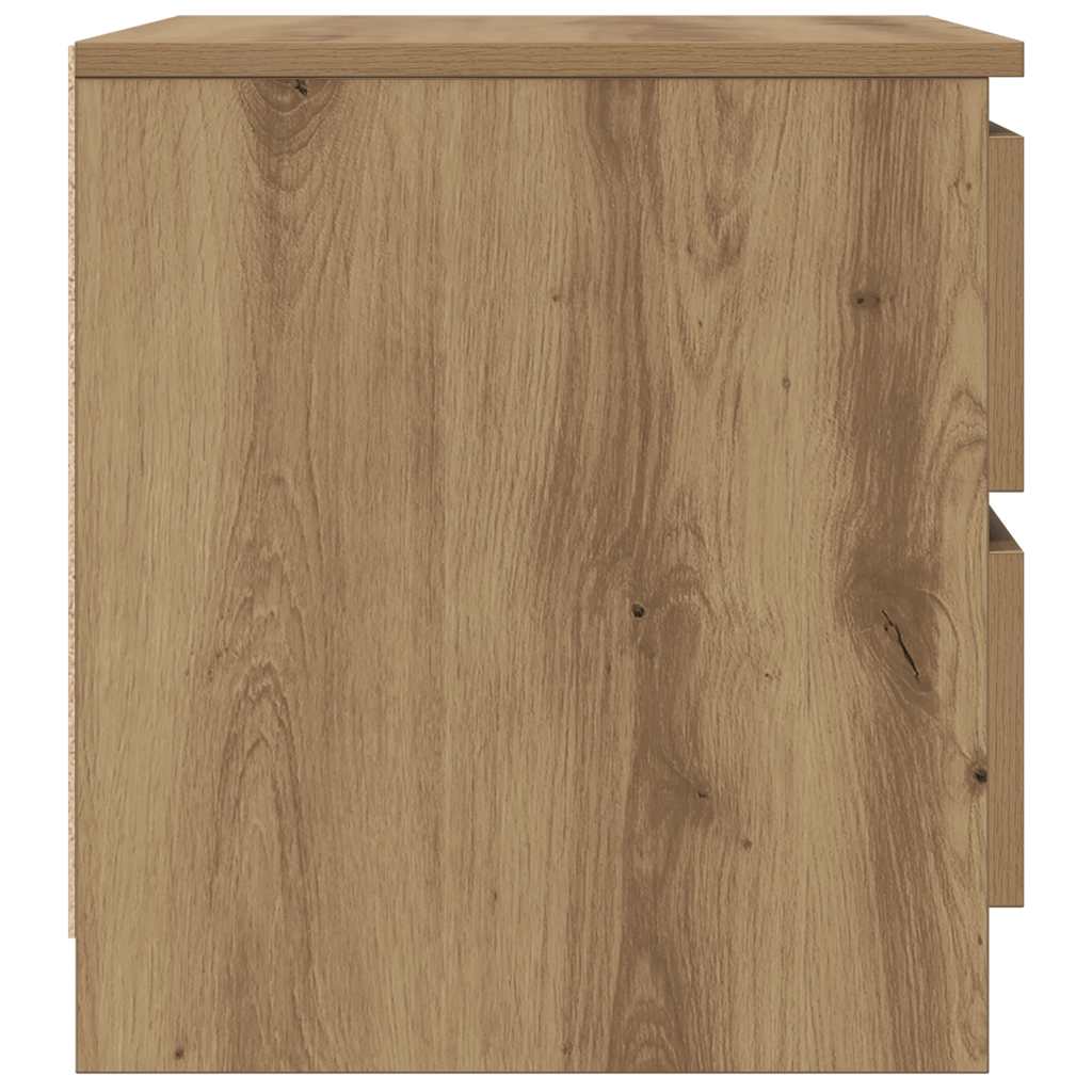 Bedside Cabinet Artisan Oak 50x40x43.5 cm Engineered Wood