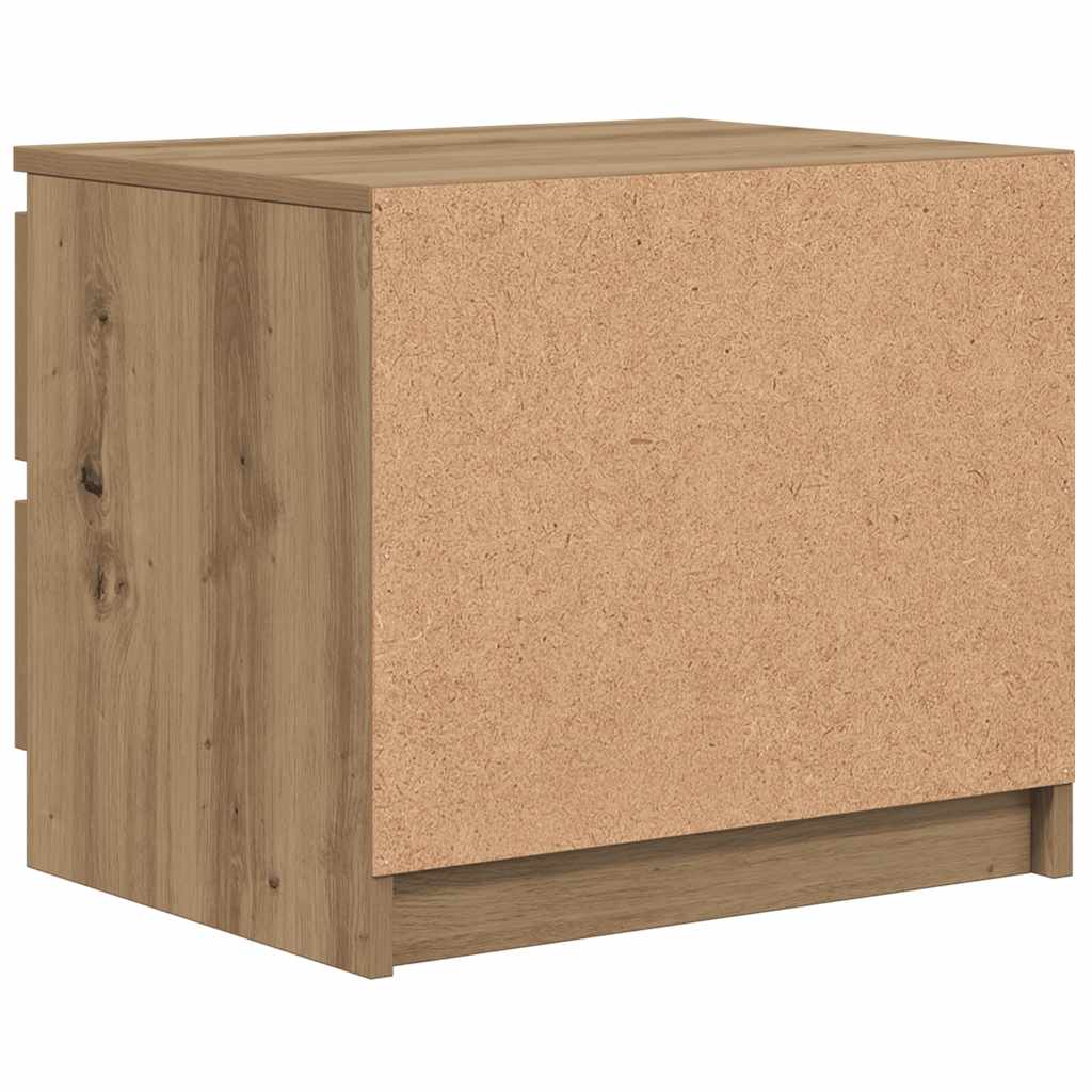 Bedside Cabinets 2 pcs Artisan Oak 50x40x43.5 cm Engineered Wood