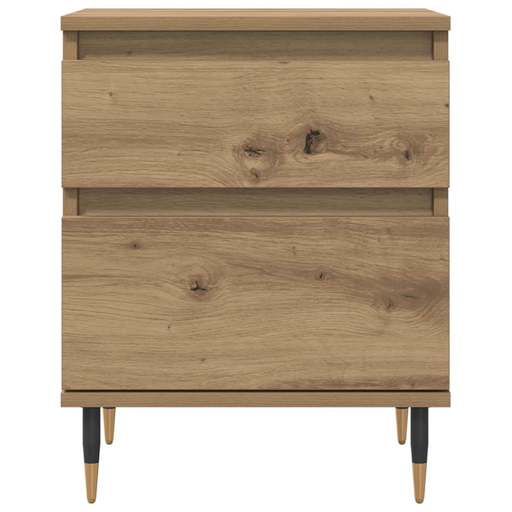 Bedside Cabinet Artisan Oak 40x35x50 cm Engineered Wood