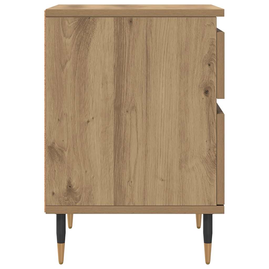 Bedside Cabinet Artisan Oak 40x35x50 cm Engineered Wood