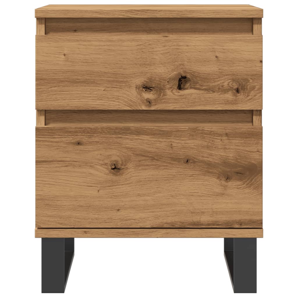 Bedside Cabinet Artisan Oak 40x35x50 cm Engineered Wood