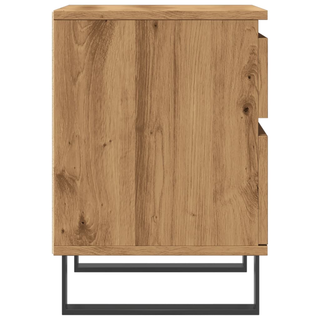 Bedside Cabinet Artisan Oak 40x35x50 cm Engineered Wood