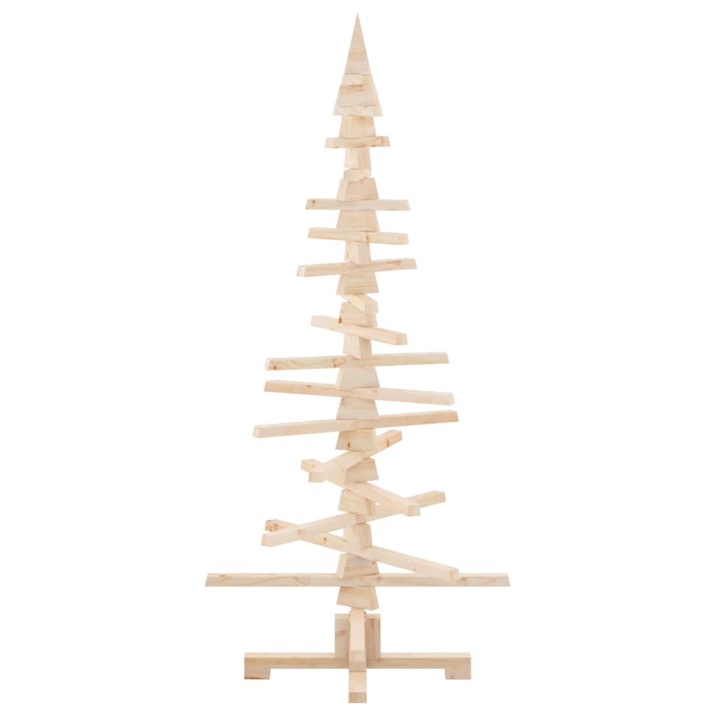 Wooden Christmas Tree for Decoration 150 cm Solid Wood Pine