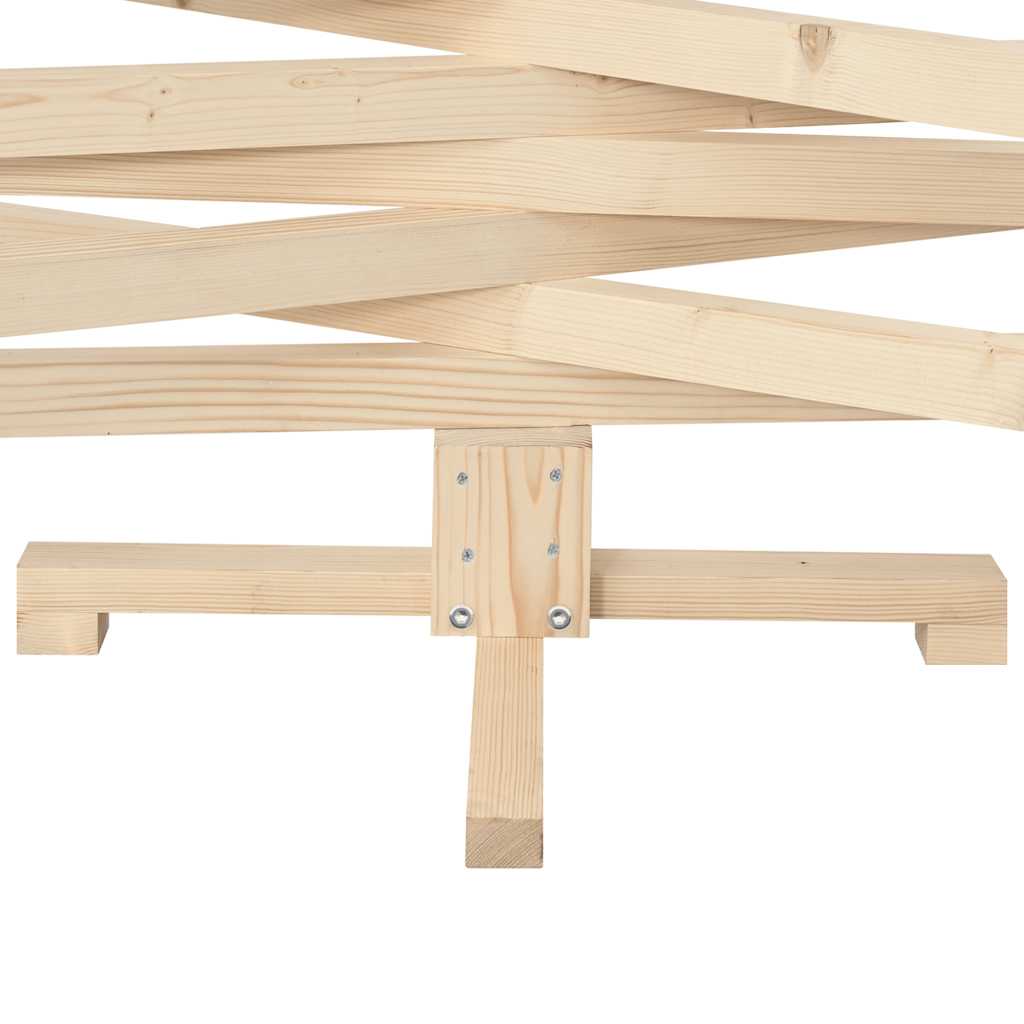 Wooden Christmas Tree for Decoration 180 cm Solid Wood Pine