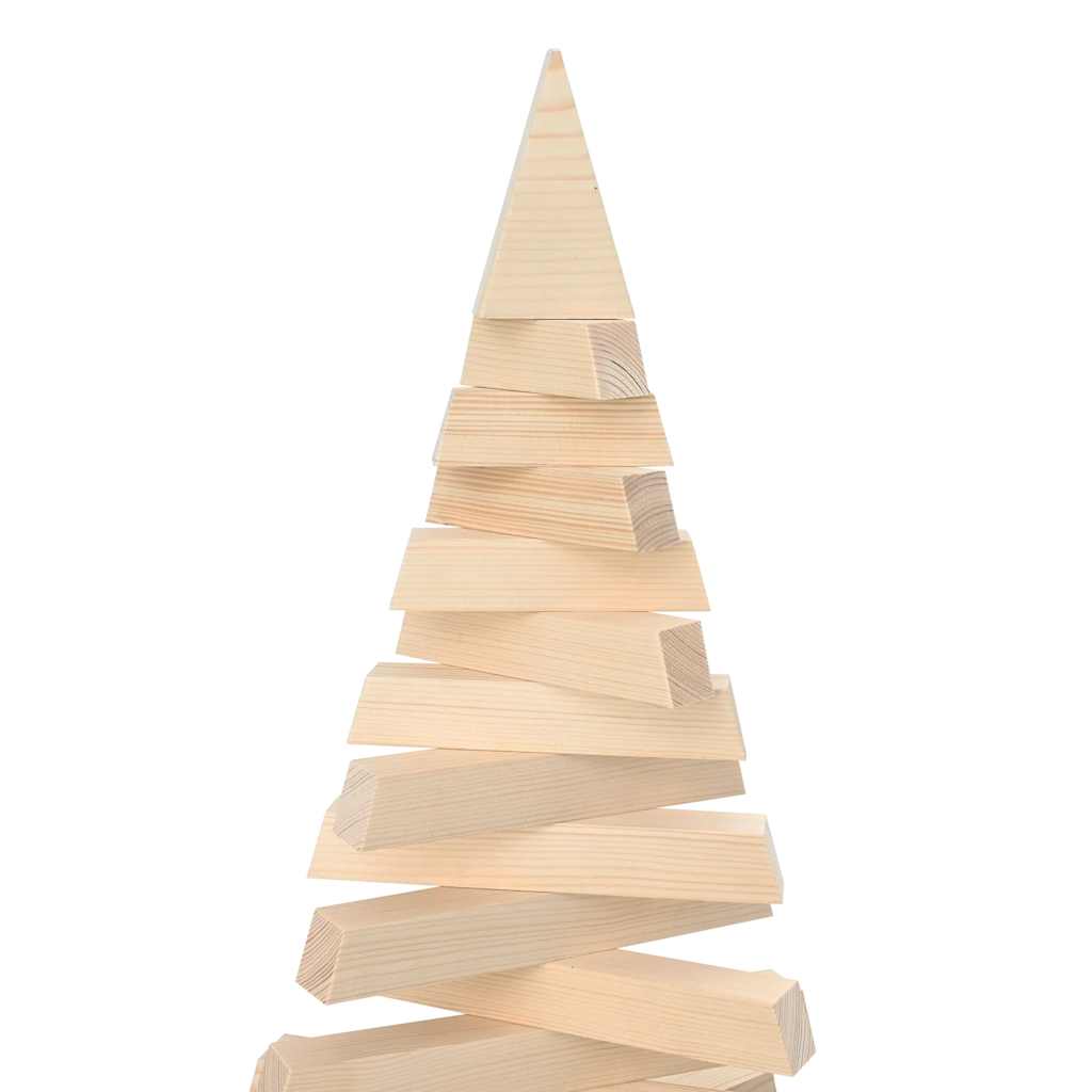 Wooden Christmas Tree for Decoration 210 cm Solid Wood Pine
