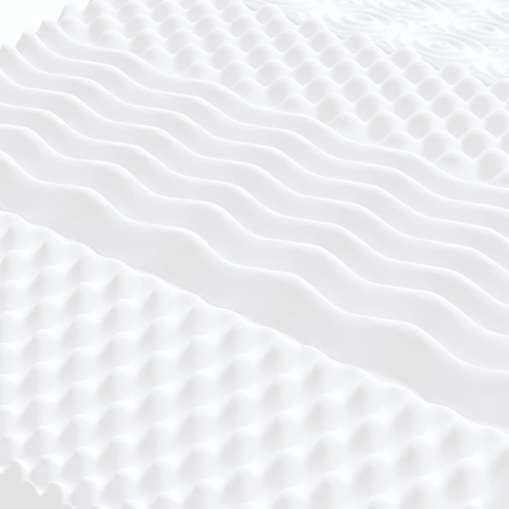 Daybed with Trundle and Mattresses White 80x200 cm Solid Wood Pine