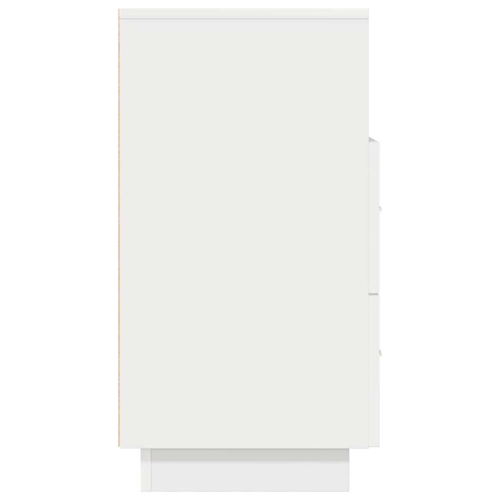 Bedside Cabinets 2 pcs with 2 Drawers White 36x36x68 cm