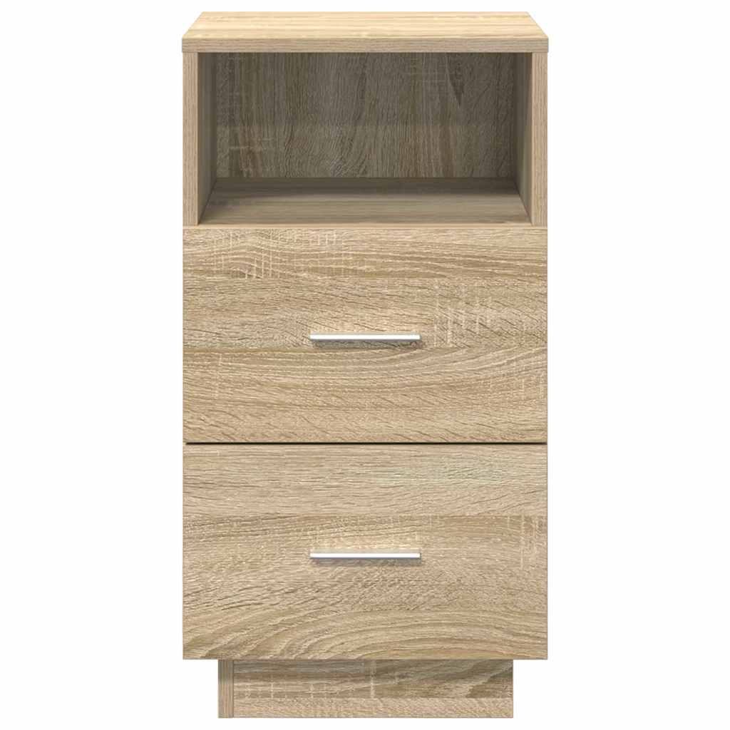 Bedside Cabinets 2 pcs with 2 Drawers Sonoma Oak 36x36x68 cm