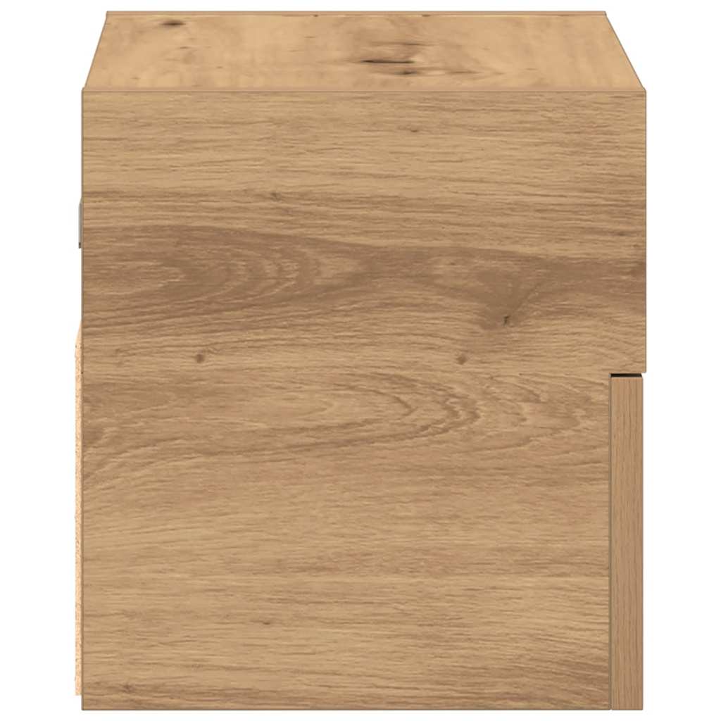 Wall-mounted Bedside Cabinet Artisan Oak 45x26x28.5 cm