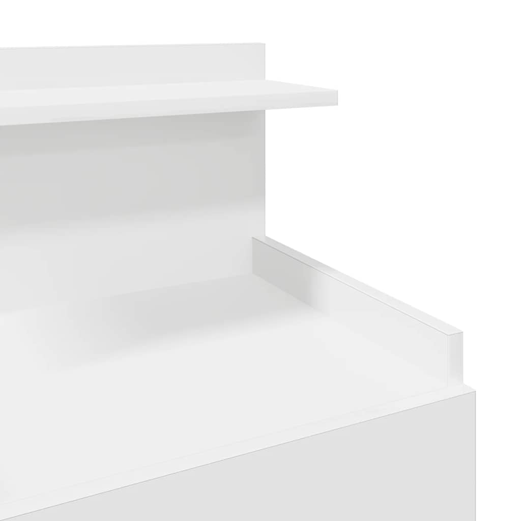 Bedside Cabinets 2 pcs with 2 Drawers White 40x36.5x62 cm