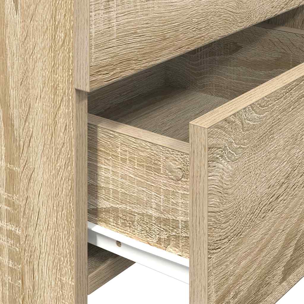 Bedside Cabinets 2 pcs with 2 Drawers Sonoma Oak 40x36.5x62 cm