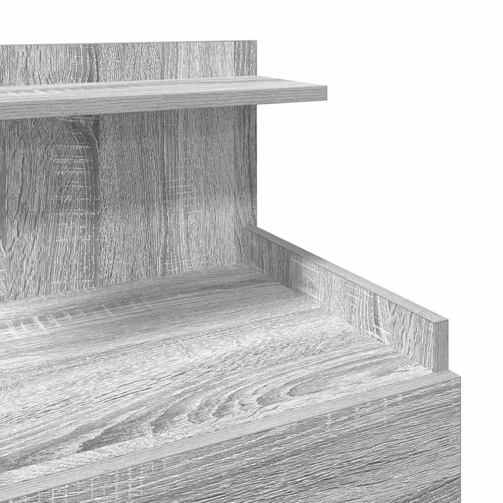 Bedside Cabinets 2 pcs with 2 Drawers Grey Sonoma 40x36.5x62 cm