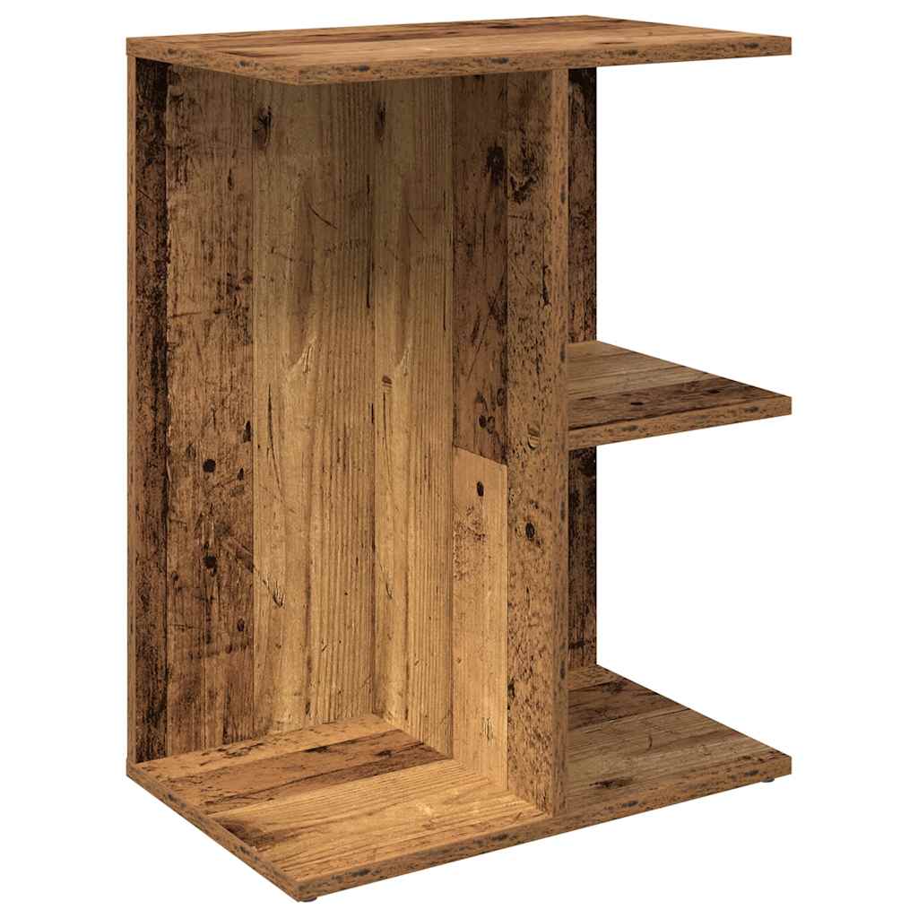 Bedside Table Old Wood 46.5x29x61 cm Engineered Wood