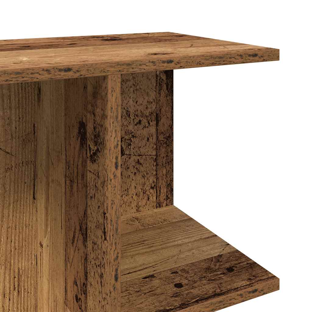 Bedside Table Old Wood 46.5x29x61 cm Engineered Wood